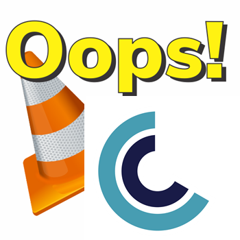 404 Error Message Oops!